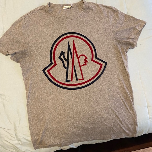 MONCLER Men's Tonal Bell Logo Cotton T-Shirt - Picture 5 of 8